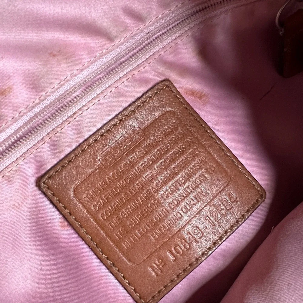 Coach authentic leather